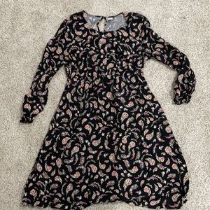 Beautiful Paisley maternity dress long sleeve
